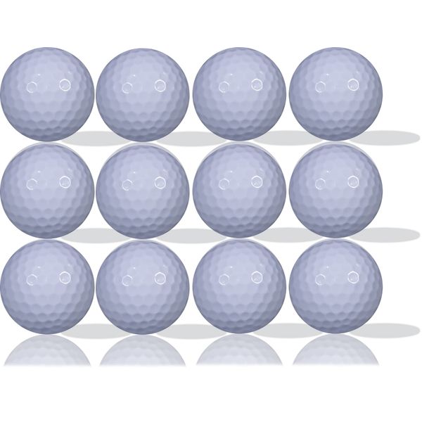 White Golf Balls 12 Pack Elevate Your Game with Timeless Elegance and Exceptional Precision