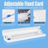 Refillable Plastic Wrap Dispenser with Slide Cutter, cling wrap with slide cu...