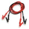 uxcell 1m Long Alligator Clip Electrical Clamp Insulated Test Lead Cable Pair