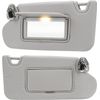 Driver and Passenger Side Sun Visor for Nissan Altima 2013-2018 with Light