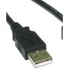 rhinocables - USB 2.0 Panel Mount Cable | Seamless Connectivity | Efficient Data Transfer | Versatile Applications | Durable Design, Black, 2m