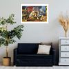 Spiffing Prints Pablo Picasso - Mediterranean Landscape - Small - Matte - Framed