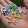The Bear 5-Pack Car Badge Emblem in Multicolor
