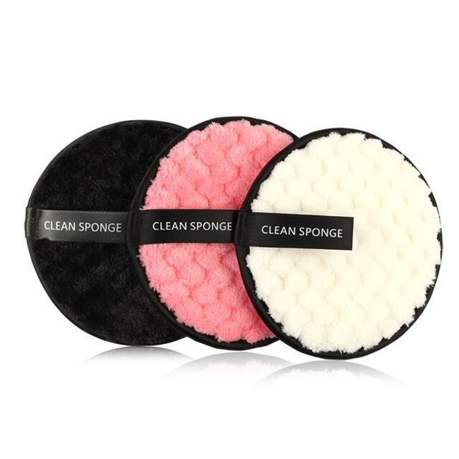 Reusable Cotton Makeup Remover Pads Washing Facial Cleaner Cleansing Puff Cloth Liquid Foundation Cream Tools 3 in 4