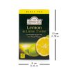 Ahmad Tea Lemon & Lime Twist Black Tea, 20-Count Boxes (Pack of 6)