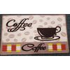 PRINTED KITCHEN RUG (nonskid back) (18" x 30") COFFEE CUP & BEANS, PD