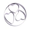 Mini Heart Cookie Cutter Set - 4 Piece - Stainless Steel