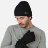 Barts Haakon Turnup Beanie Man - Black - One Size