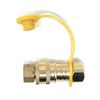 3/8" Natural Gas Quick Connect Fitting LP Gas Propane Hose Quick Disconnect Kit,