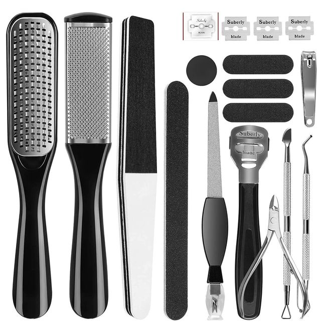 Pedicure Kits - Callus Remover for Feet, 23 in 1 Professional