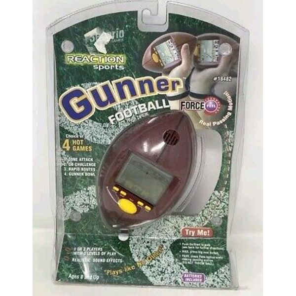 Gunner Talking Football Game Scenario Games LCD Electronic Handheld Video Game