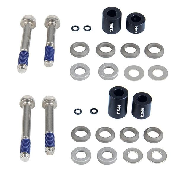 Avid Bremsen Spacerset Disc Adapter 20S Bremshalterungen, Schwarz, One Size