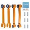 4 Pcs Front Upper & Lower Adjustable Control Arm for Jeep Cherokee XJ 1984-2001