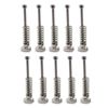 DollaTek 10pcs Leveling Component Suite M3 Screw Leveling Spring Leveling Knob Kit for 3D Printer