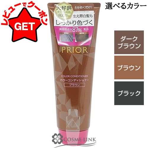 Shiseido PRIOR<br> Color Conditioner N<br> 230g<br> Available colors<br> Dark brown, brown, black<br> Not eligible for mail delivery (Yu-Packet)<br>