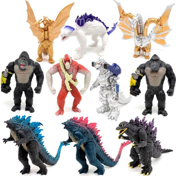 JAYKENIXO 10pcs Dragons with Scar Action Figures King of The Monsters