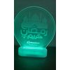 3D Acrylic Eid Ramadan Mubarak LED Night Light Islamic Muslim Table Lamp Decor