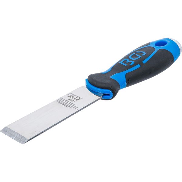 BGS 3063 | Scraper | Stainless Steel | solid 2-component Rubber grip Handle with hole