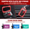 Arrow Rivet Nut Tool 8" Rivet Nut Gun Kit 3PC Mandrels 75PCS Rivnuts 3PCS Drills
