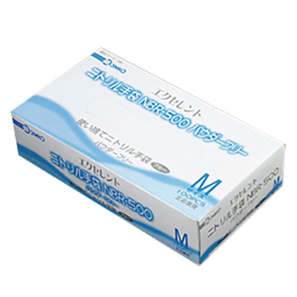 Excellent Nitrile Gloves PF NBR-500 (100 Maiiri) M Sanko Chemical Industry