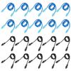 oAuLrX Ear Plugs Silicone Ear Plugs String with Cord Soundproofing Sleep Noise Isolating Soft Silicone Cord Ear Plugs Hearing Protection Ear Plugs (Pack of 20 Pairs)