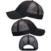 Antourage American Flag Unconstructed Unisex Mesh Snapback Baseball Hat Cap for Men and Women +2 Patriotic Patches Included (01. Black Distressed Mesh Snapback)