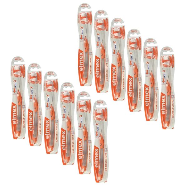 12 elmex Cariesschutz inter X Medium Toothbrushes