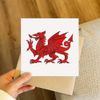 'Welsh Dragon' Blank Greeting Card (GC00004057)