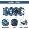 Binghe Nano with Type-C USB Board, Nano Module V3 with 328PB Chip Module CH340G Controller 5V/16MHz Type-C Interface 328PB-AU Microcontroller Compatible with Arduino