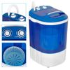 Mini Portable Washing Machine Top Load Washer W/ Double Knobs Timer Control