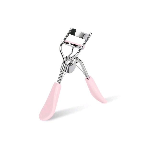 Rose Quartz Professional Eyelash Curler Stainless Steel with Silicone pad.