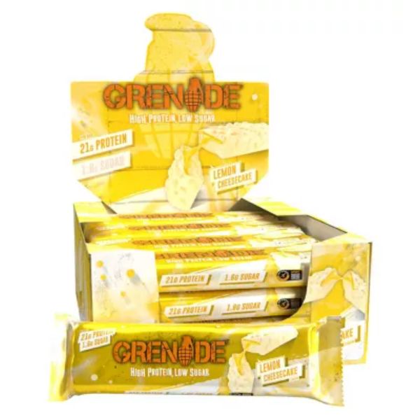 Grenade Lemon Cheesecake Protein Bar 60G x 12 Bars