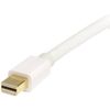 2m (6 ft) White Mini DisplayPort® to DisplayPort Adapter Cable - M/M