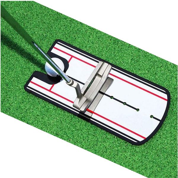 e-smile Putter Mirror Putting Mirror Putting Golf Posture Correction Putter Practice Mat Exercise Equipment Putter Mat