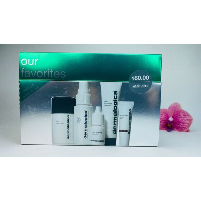 Dermalogica Set 5 Products : daily microfoliant, multi active toner, hydrating