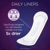Poise Incontinence Panty Liners, Very Light Absorbency, Long, 44 Count
