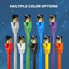 Cables Direct Online Cat8 Red 75FT SFTP Ethernet Patch Cable 26AWG Copper Fluke Certified Wire