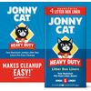 JONNY CAT Heavy Duty Jumbo Tear-Resistant Litter Box Liners, 5 Count