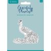 Graceful Plumes Stamp & Die - Proud Peacock