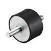 sourcing map 50 x 30mm Rubber Mounts,Vibration Isolators,Shock Absorber with M10 x 27mm Studs