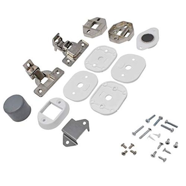 sparefixd Installation Door Hinge Cupboard Kit to Fit Hotpoint Washing Machine