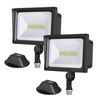 DEWENWILS 2 Pack 34W LED Flood Lights Outdoor, 5000K Led Security Light Black