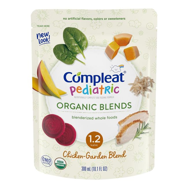 Compleat Pediatric Organic Blends Tube Feeding Chicken-Garden 10.1 oz 1 Ct