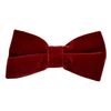 King & Priory Luxury Dark Red Velvet Bow Tie