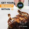Pocket Pro 1-Second Instant Read Digital Meat Thermometer Rechargeable for Gr...