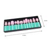 GreenLife® 12pcs Nail Drill Bits Kit Quartz Bit Set Nail Drills Bits Stone Pink 3/32" Mill Cutters Electric Machine
