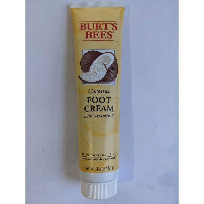 2 PACK Burt's Bees Coconut Foot Cream - 4.34 oz