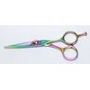 Peak Implements 5" Titanium Coated hair cutting Shears-Rainbow