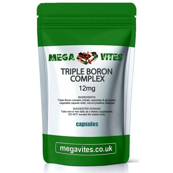 Triple Boron Complex Capsules 12mg x 240 - MEGAVITES AMINOLAB