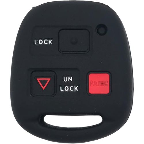 Replacement Remote Key Shell Case Cover fits for Lexus ES GS GX is LS LX RX SC ES300 ES330 GS300 GS400 GS430 GX470 IS300 LS400 LS430 LX470 RX300 RX330 RX350 RX400h RX450h SC430 (Black2)